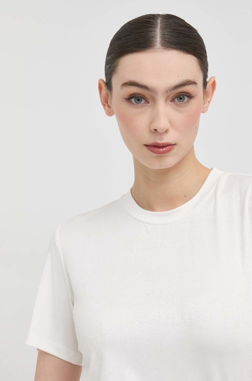 Silvian Heach tricou femei, culoarea alb alb