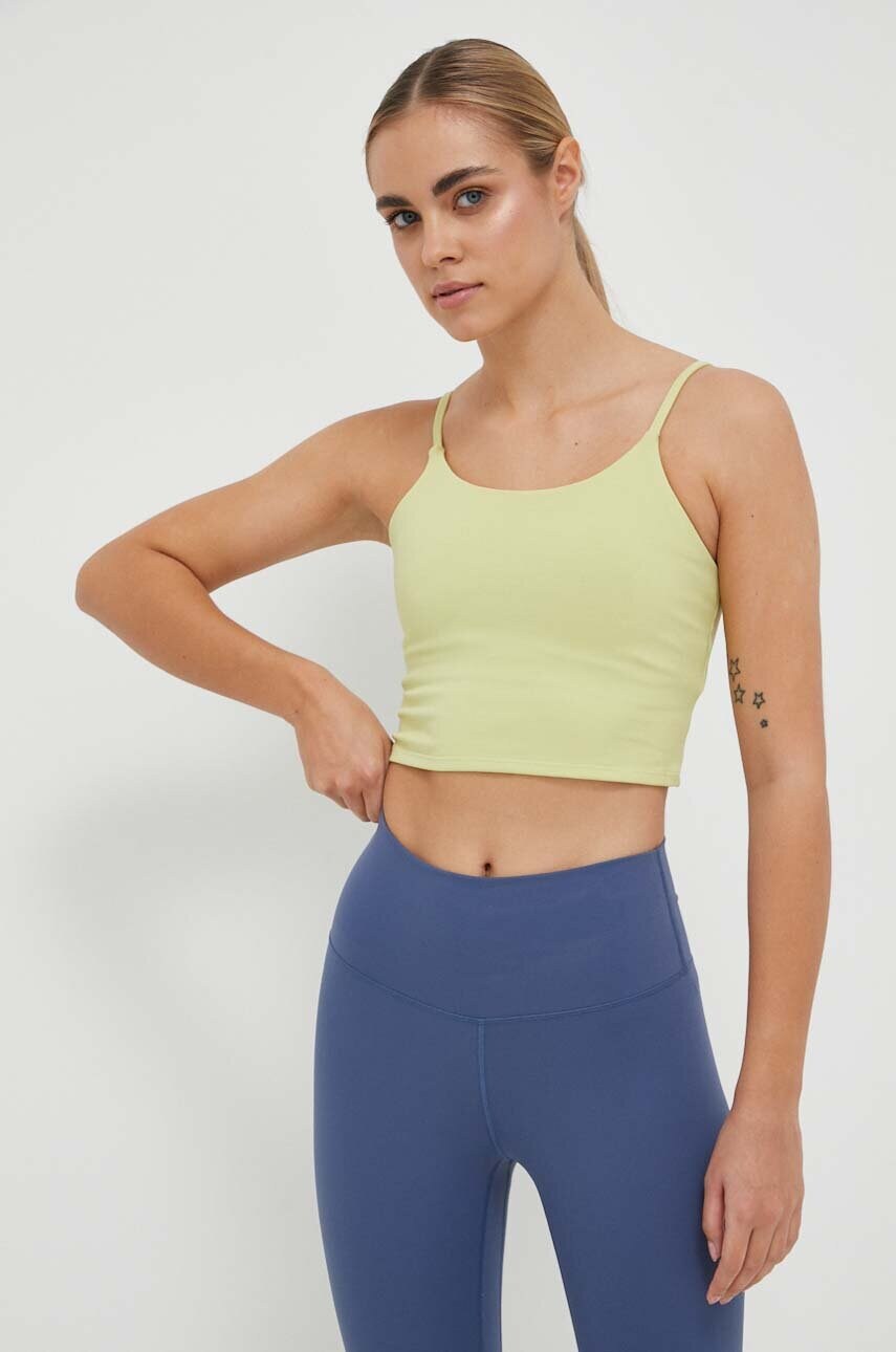 Joy in me top de yoga Alive culoarea verde