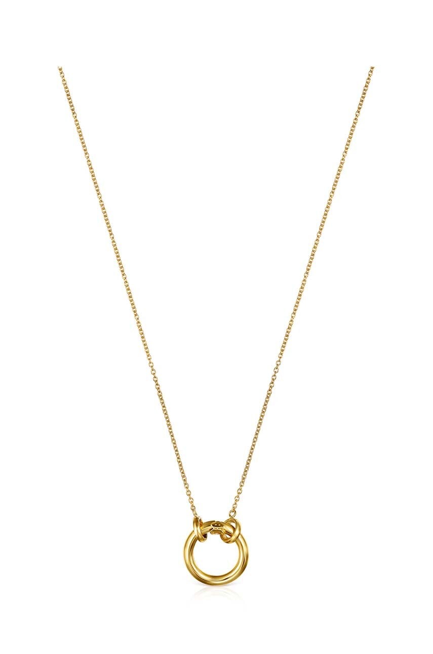 Tous colier din argint placat cu aur 1000991800