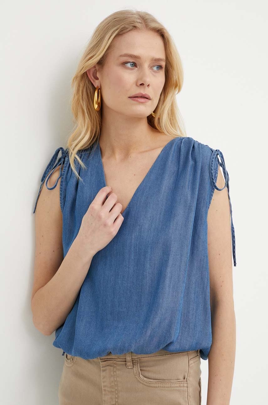 Silvian Heach bluza femei, neted