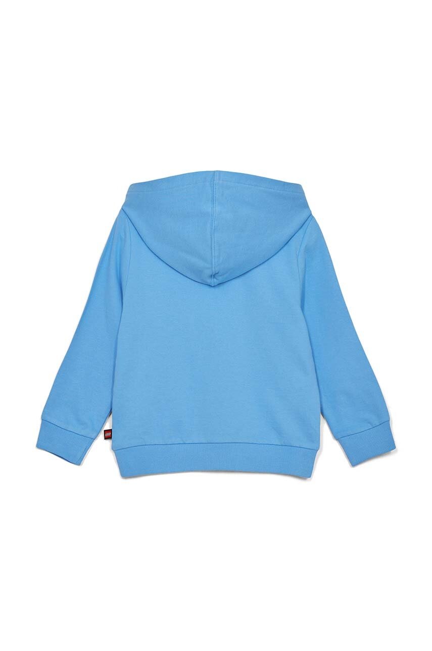 Детская хлопковая кофта Lego с капюшоном с принтом