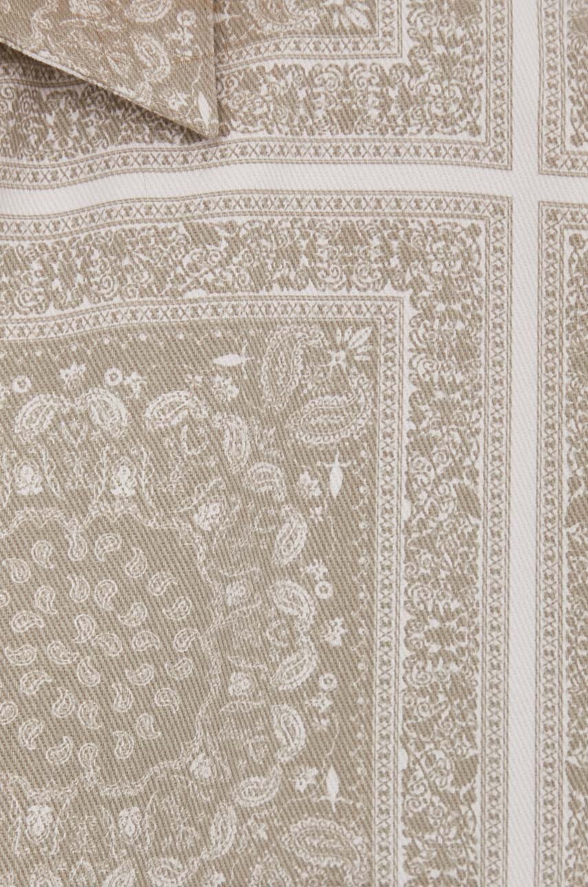 Τζιν πουκάμισο Mos Mosh χρώμα: πράσινο φωτογραφία