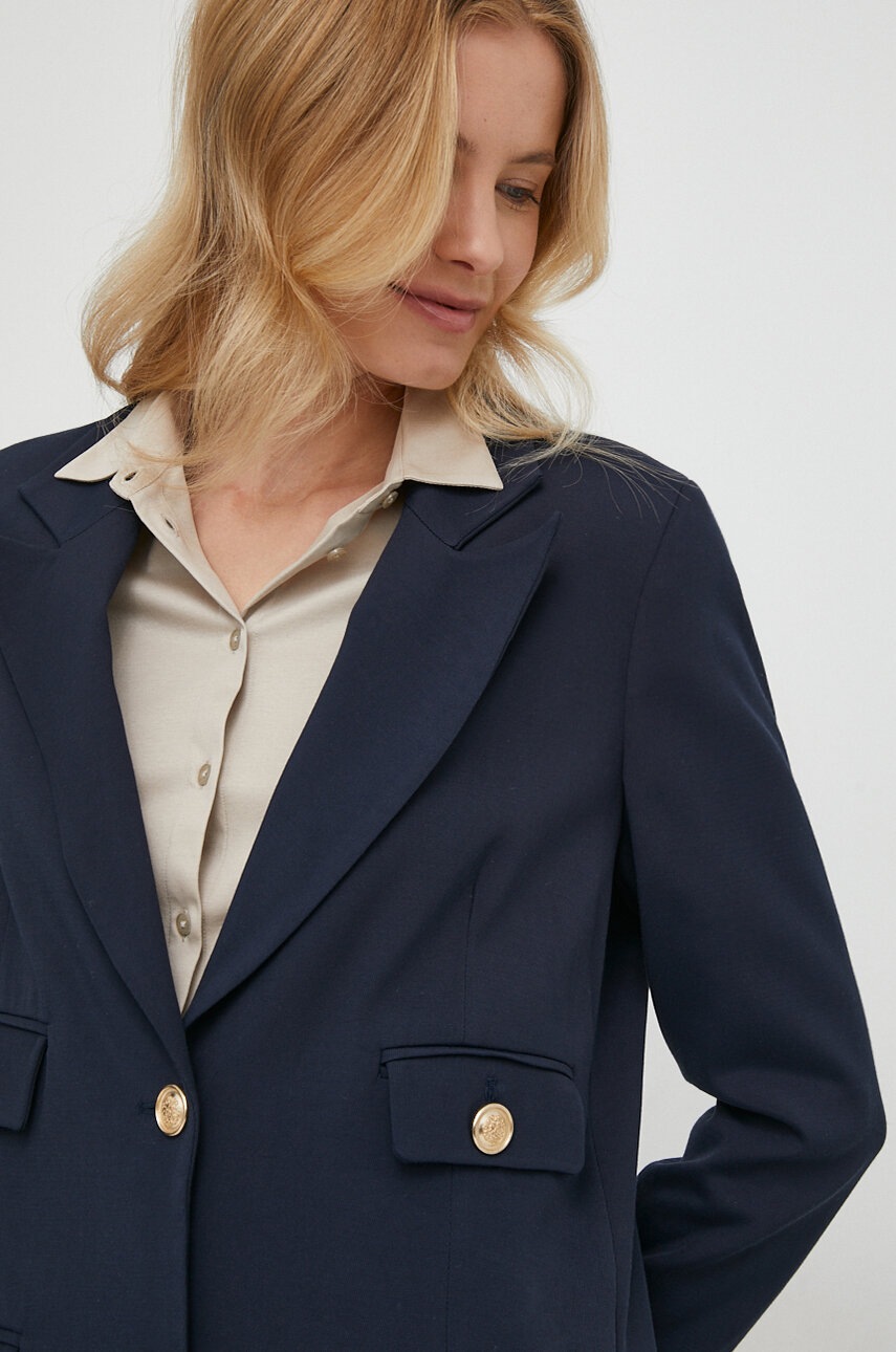 Σακάκι Mos Mosh χρώμα: ναυτικό μπλε φωτογραφία