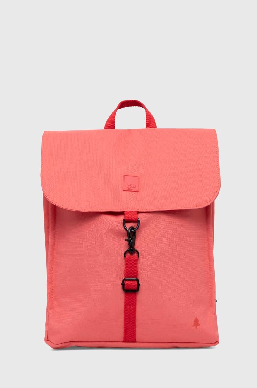 Lefrik rucsac HANDY MINI STRIPES culoarea roz, mare, neted