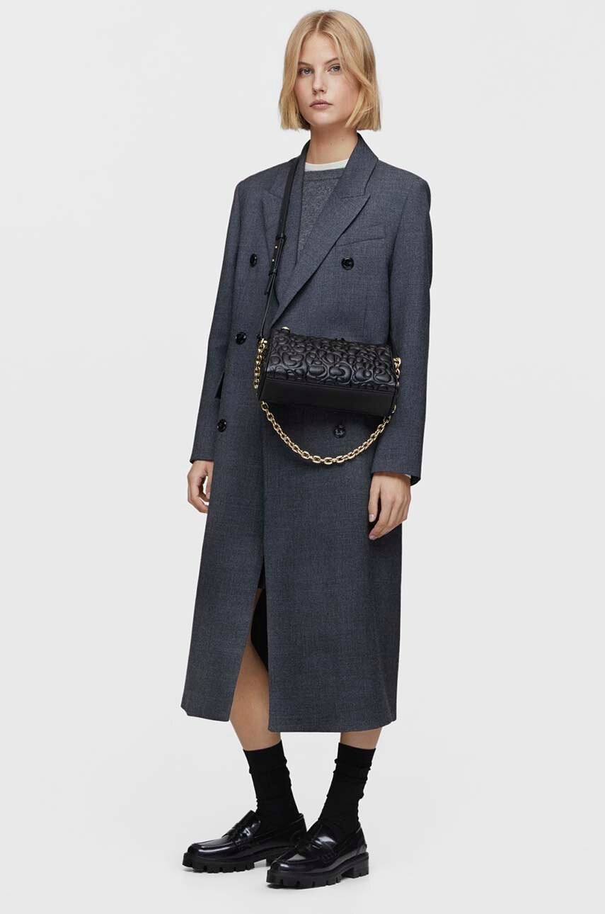 Δερμάτινη τσάντα Tous Greta χρώμα: μαύρο φωτογραφία