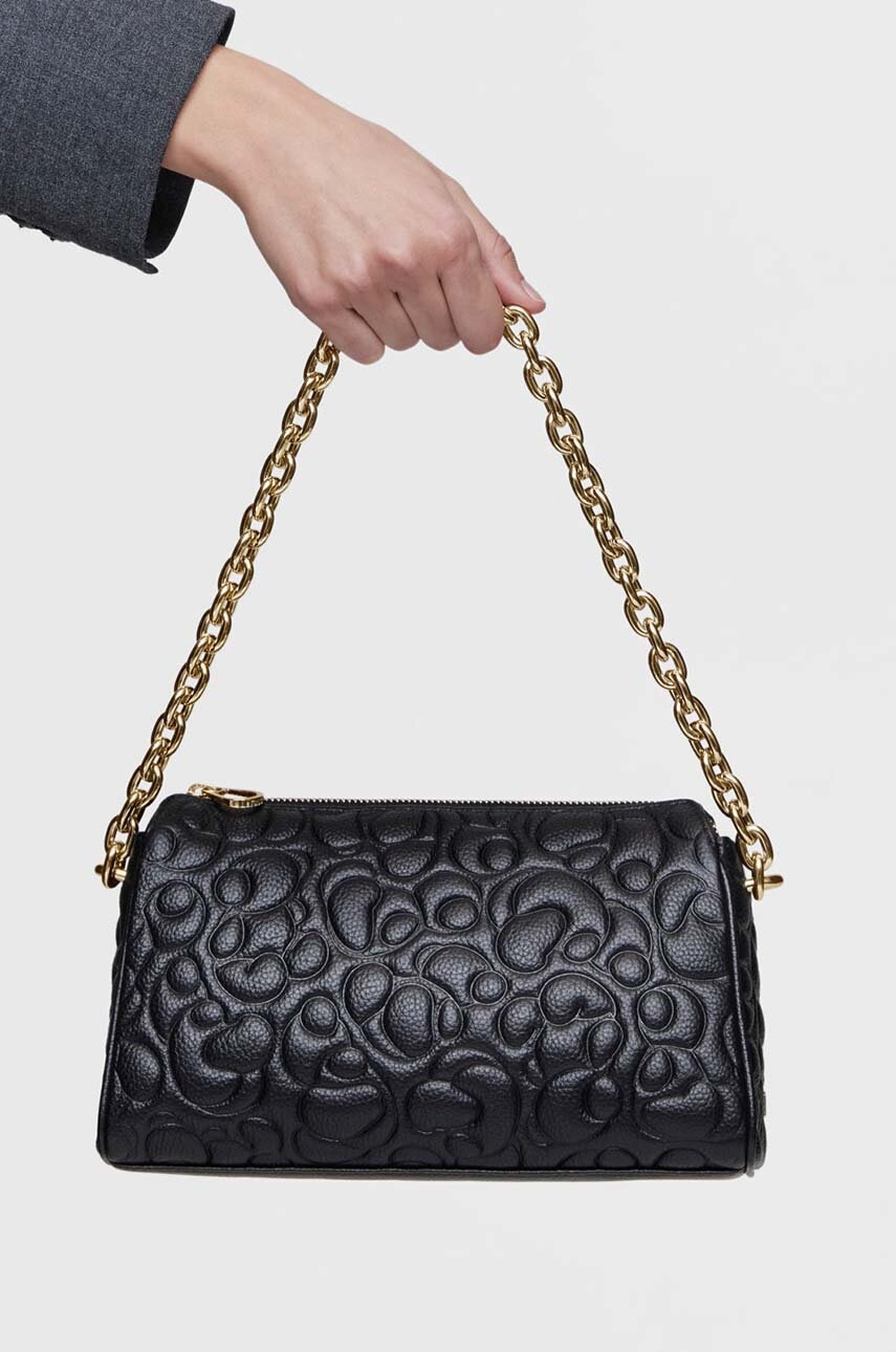 Δερμάτινη τσάντα Tous Greta χρώμα: μαύρο φωτογραφία