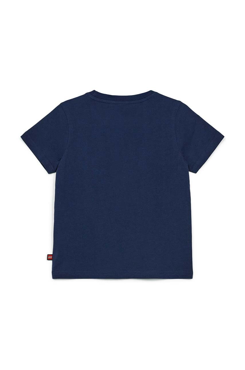 Дитяча бавовняна футболка Lego колір синій з принтом в Полтаві Дитяча бавовняна футболка Lego колір синій з принтом в Полтаві