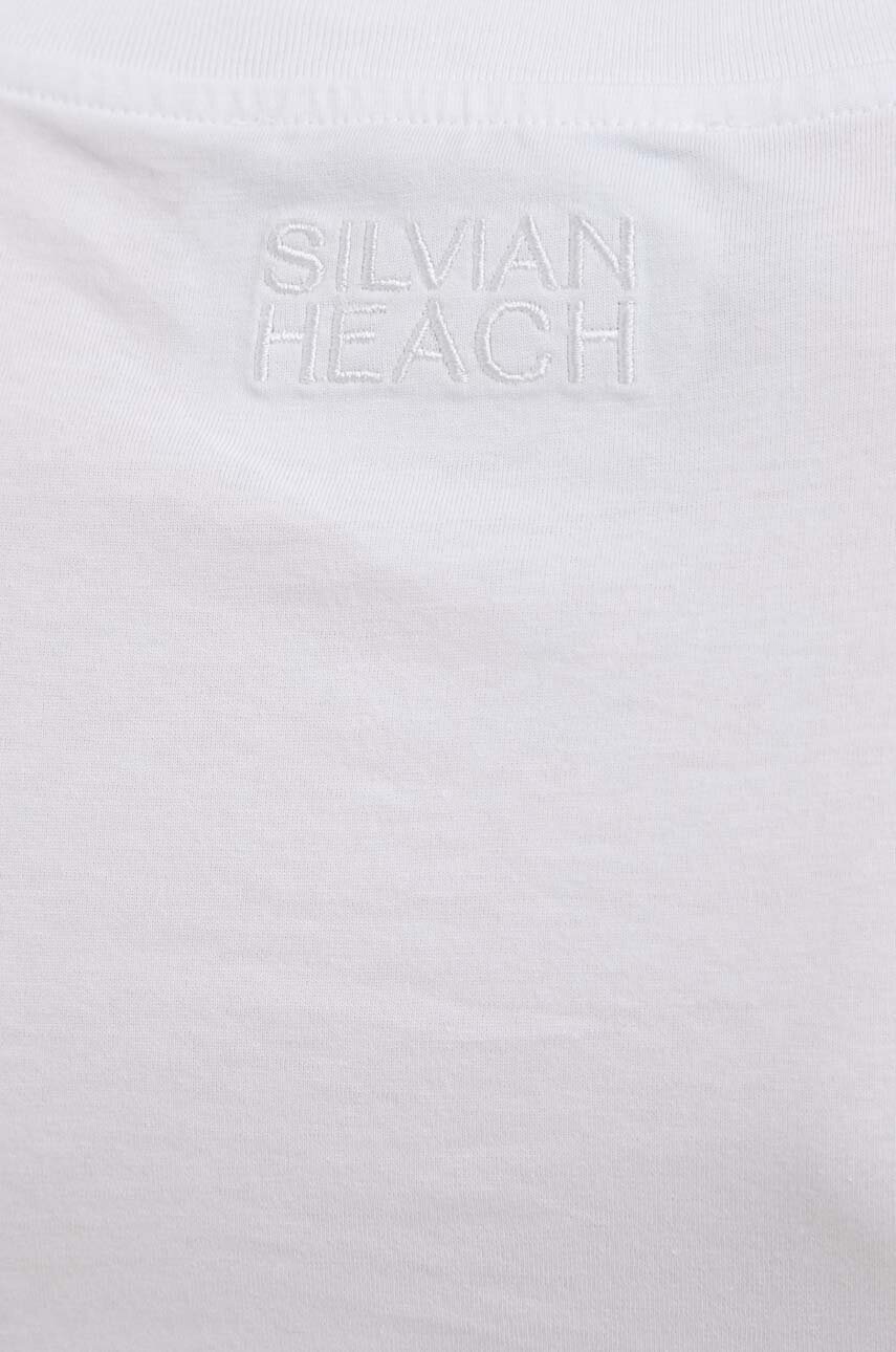Μπλουζάκι Silvian Heach χρώμα: άσπρο φωτογραφία