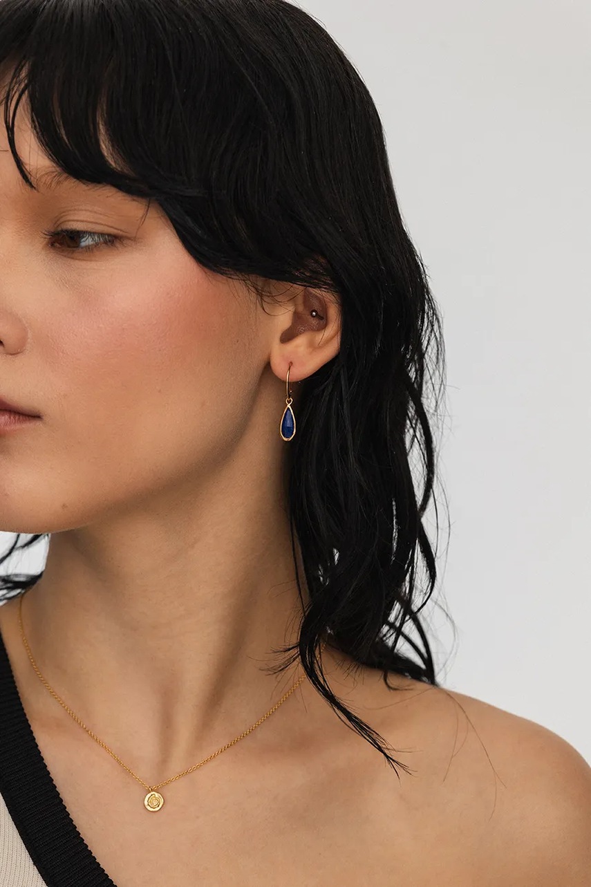 Ασημένια επιχρυσωμένα σκουλαρίκια ANIA KRUK DUO SOPKN0774Z φωτογραφία