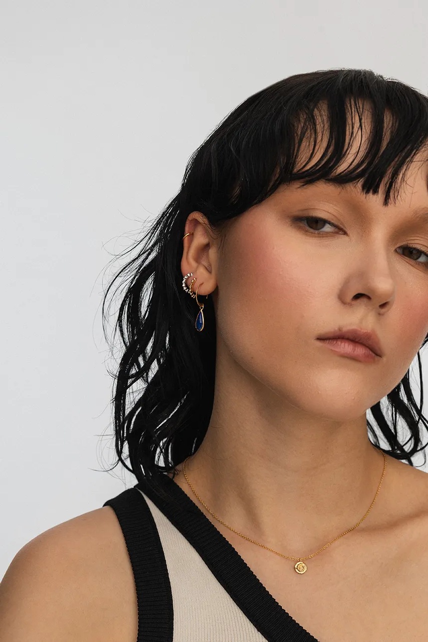 Ασημένια σκουλαρίκια ANIA KRUK ARIEL SMRKS1470 φωτογραφία