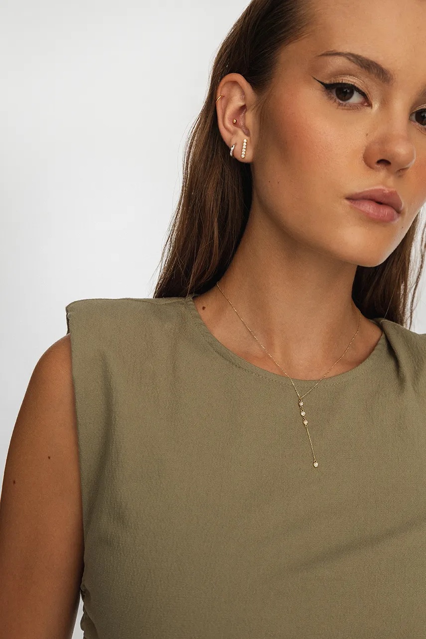 Ασημένια επιχρυσωμένα σκουλαρίκια ANIA KRUK SMIKC0162Z φωτογραφία