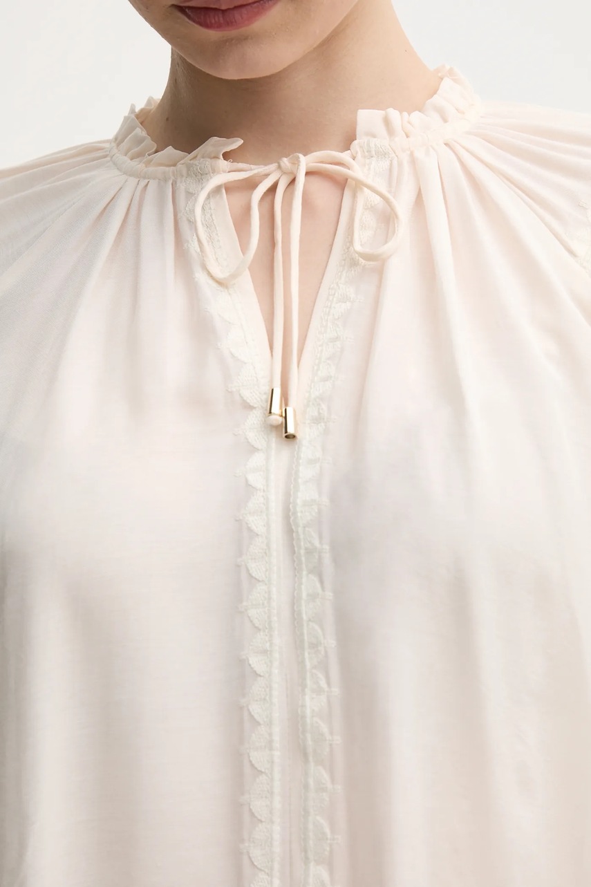 Μπλουζάκι Mos Mosh χρώμα: μπεζ, 168140 φωτογραφία