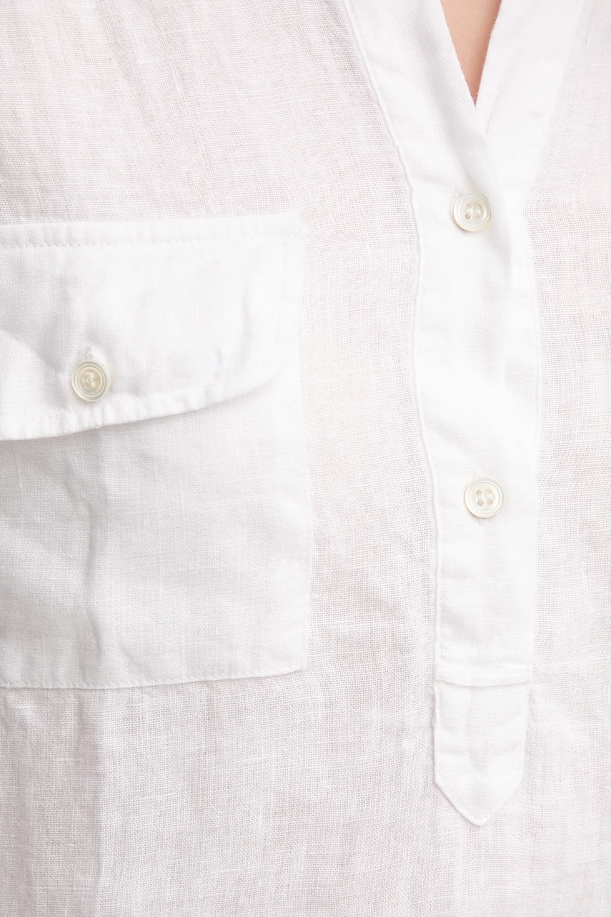 Mos Mosh košilová halenka dámská lněná (obrázek 5)