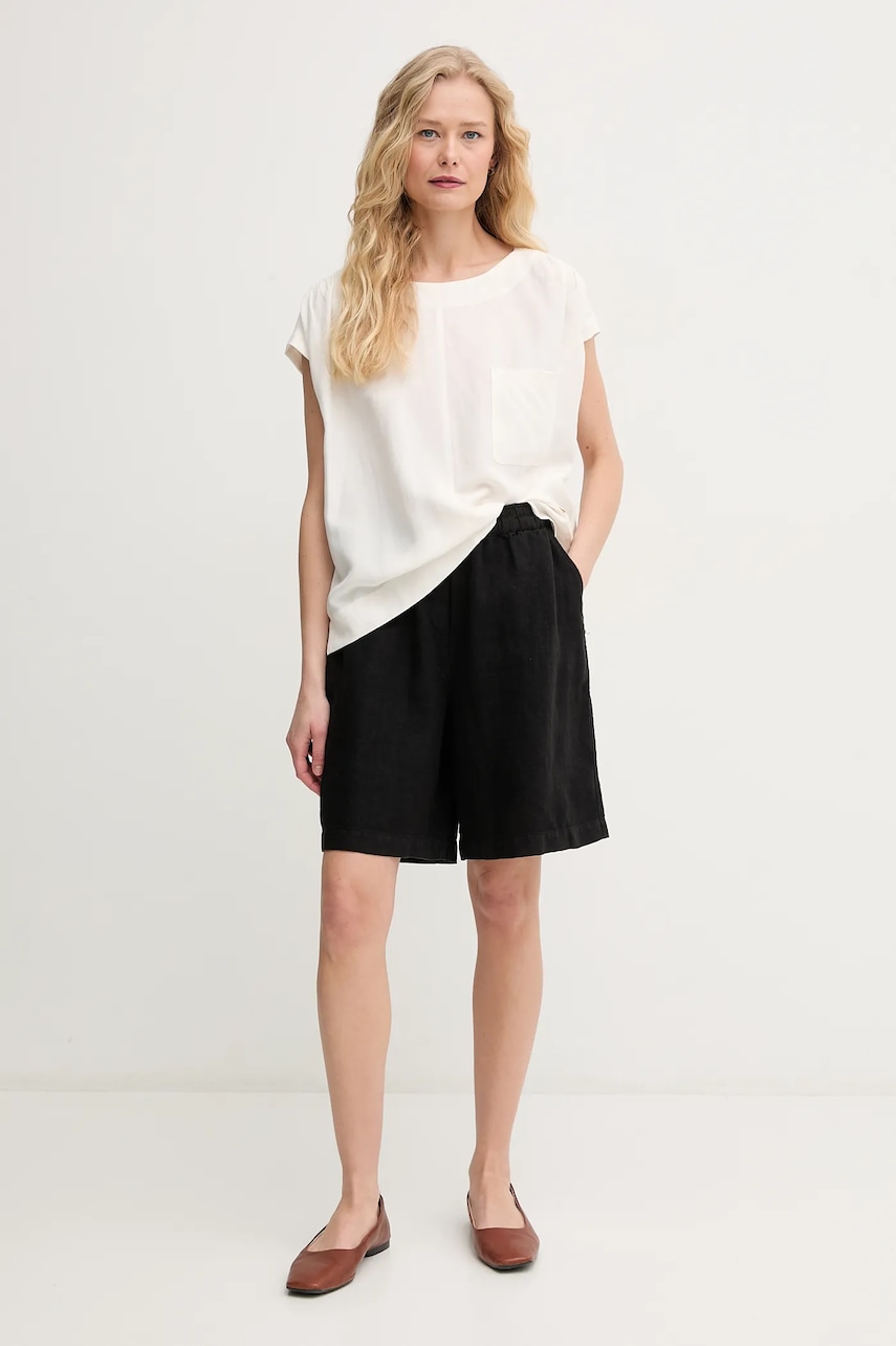 Блузка Mos Mosh женская цвет бежевый однотонная 169650 Блузка Mos Mosh женская цвет бежевый однотонная 169650