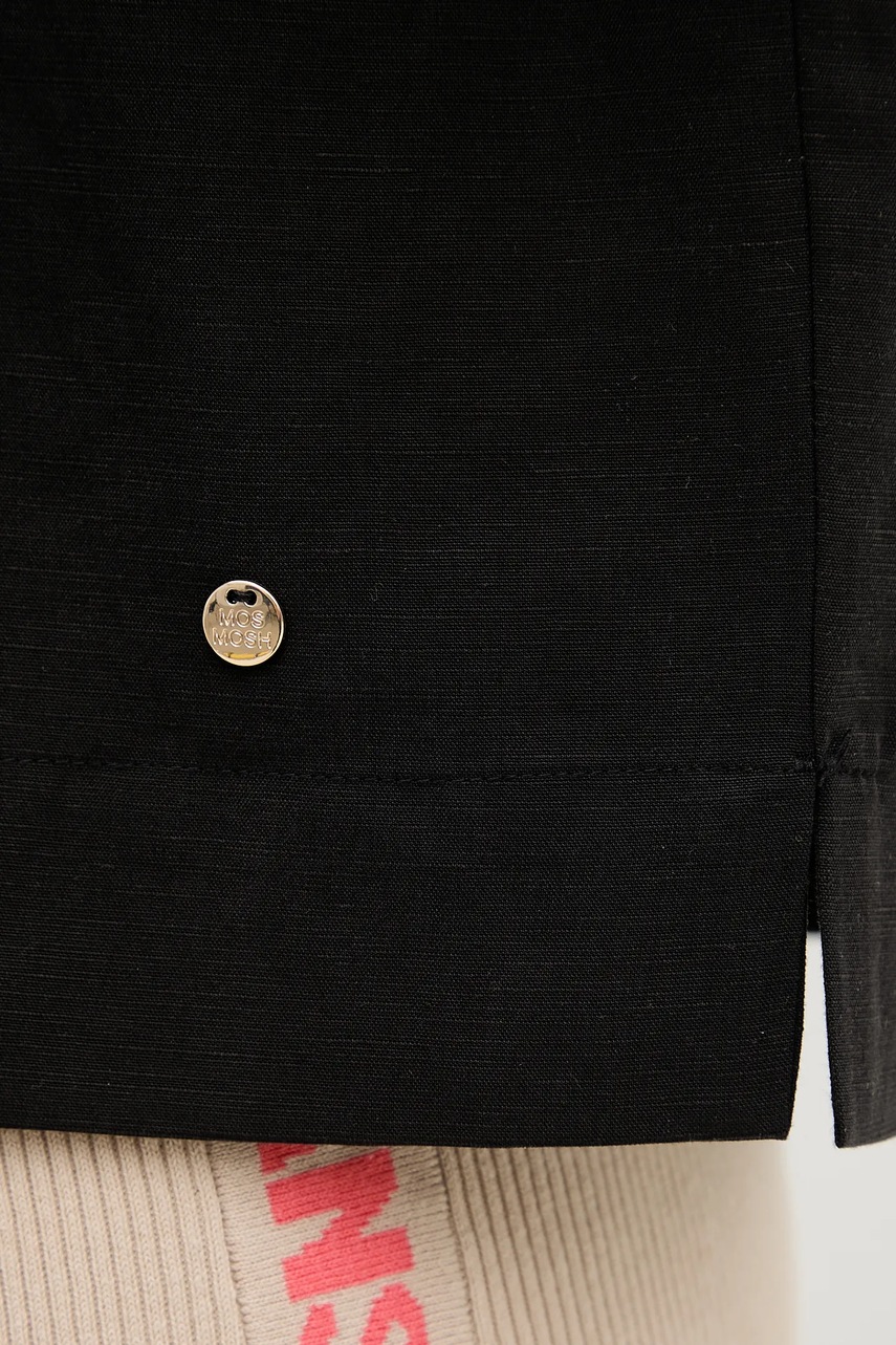 Μπλουζάκι Mos Mosh χρώμα: μαύρο, 169650 φωτογραφία