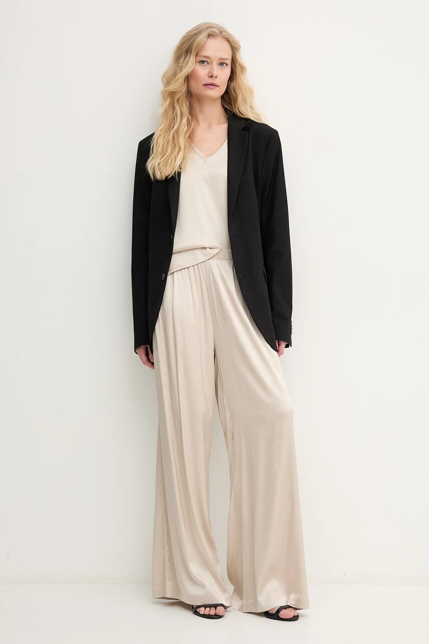 Блузка Mos Mosh женская цвет коричневый однотонная 169330 Блузка Mos Mosh женская цвет коричневый однотонная 169330