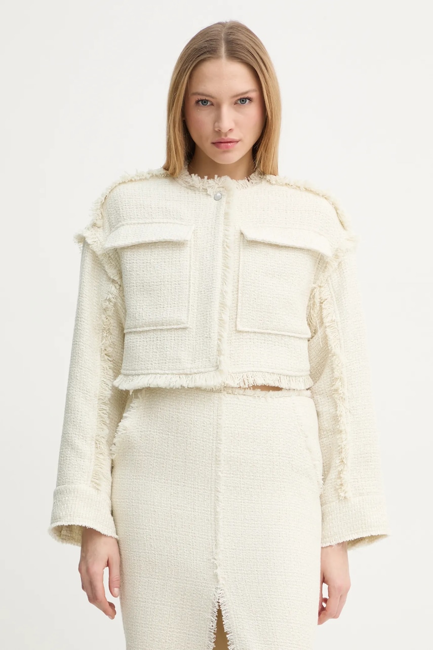 Day Birger et Mikkelsen sacou Violette culoarea bej, oversize, neted, DAY65243770 Day Birger et Mikkelsen sacou Violette culoarea bej, oversize, neted, DAY65243770