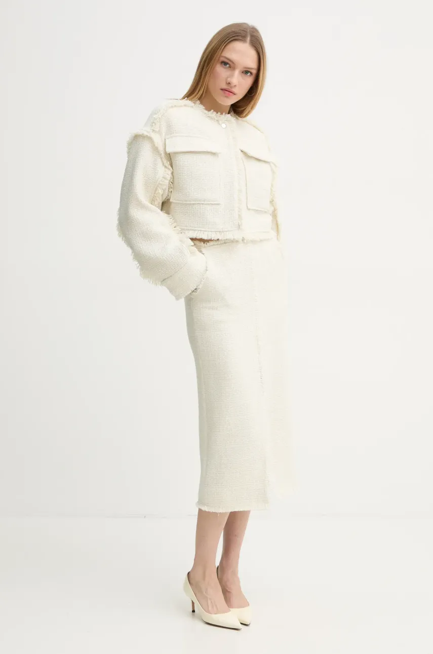 Пиджак Day Birger et Mikkelsen Violette цвет бежевый oversize однотонный DAY65243770 Пиджак Day Birger et Mikkelsen Violette цвет бежевый oversize однотонный DAY65243770