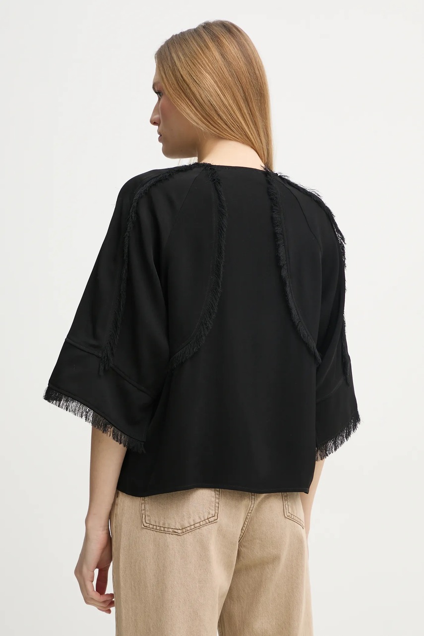 Πουκάμισο Day Birger et Mikkelsen Zelie χρώμα: μαύρο, DAY65243774 φωτογραφία