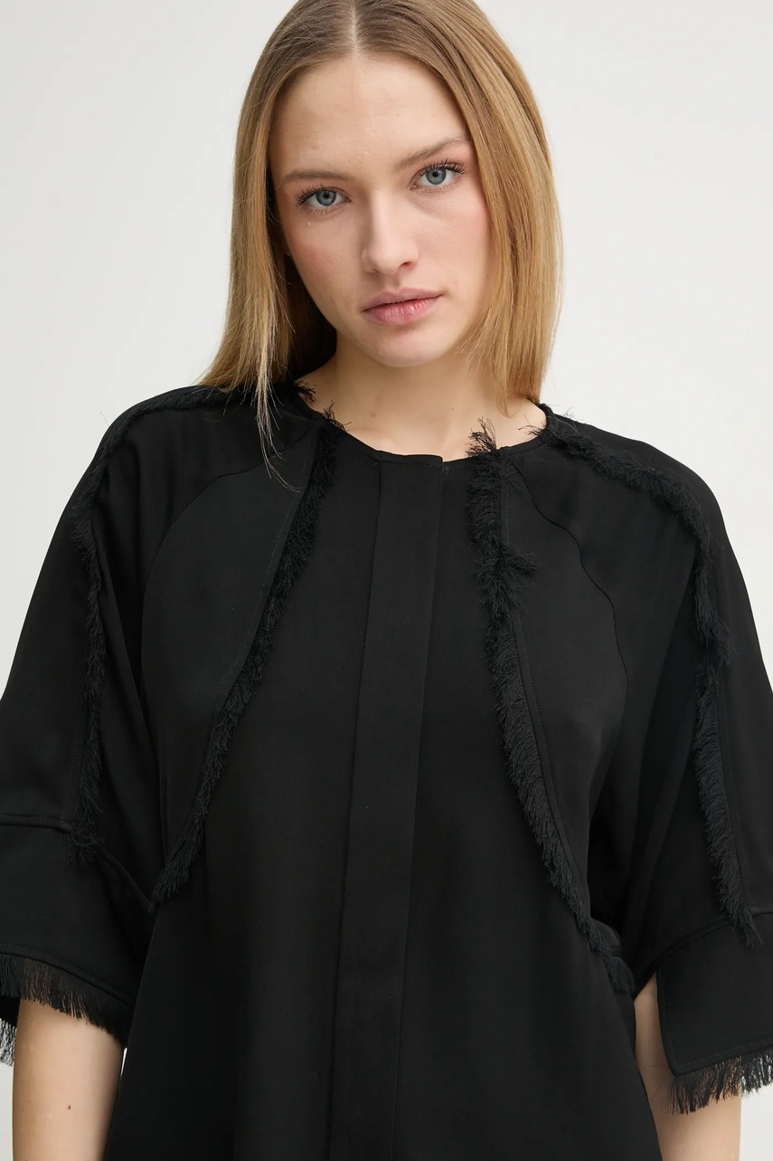 Πουκάμισο Day Birger et Mikkelsen Zelie χρώμα: μαύρο, DAY65243774 φωτογραφία