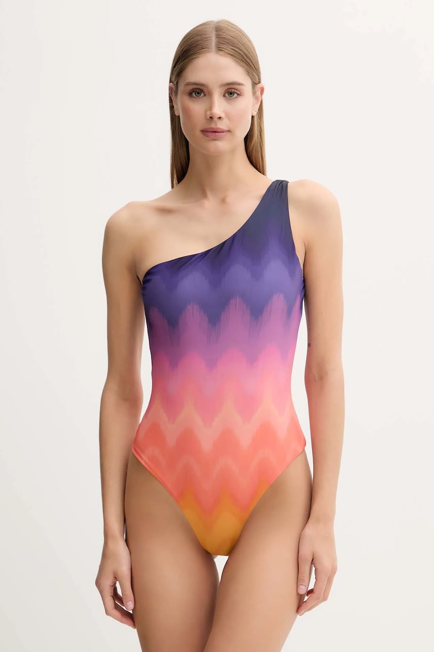 Silvian Heach costum de baie dintr-o bucată MATIALI culoarea violet, cupa moale, CVP25104CO