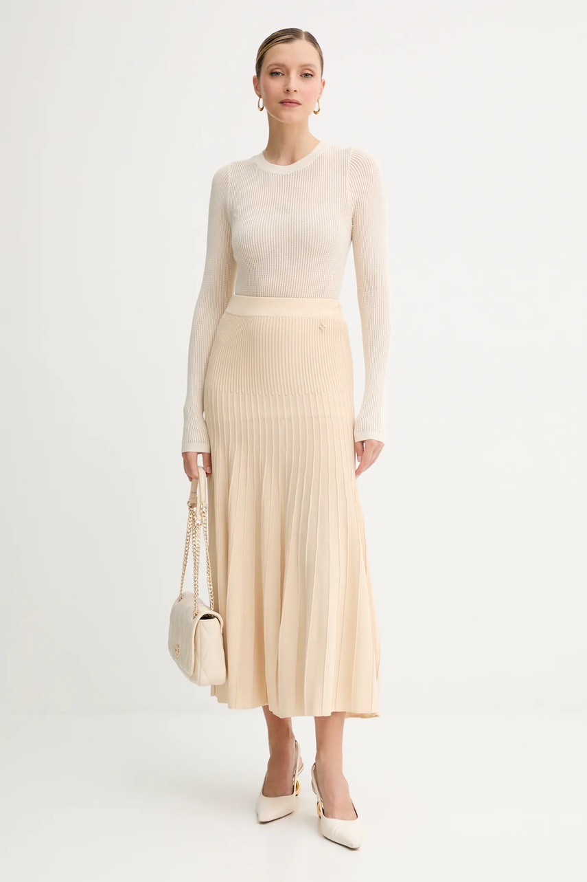 Свитер Silvian Heach GHIDICI женский цвет бежевый лёгкий GPP25301MA