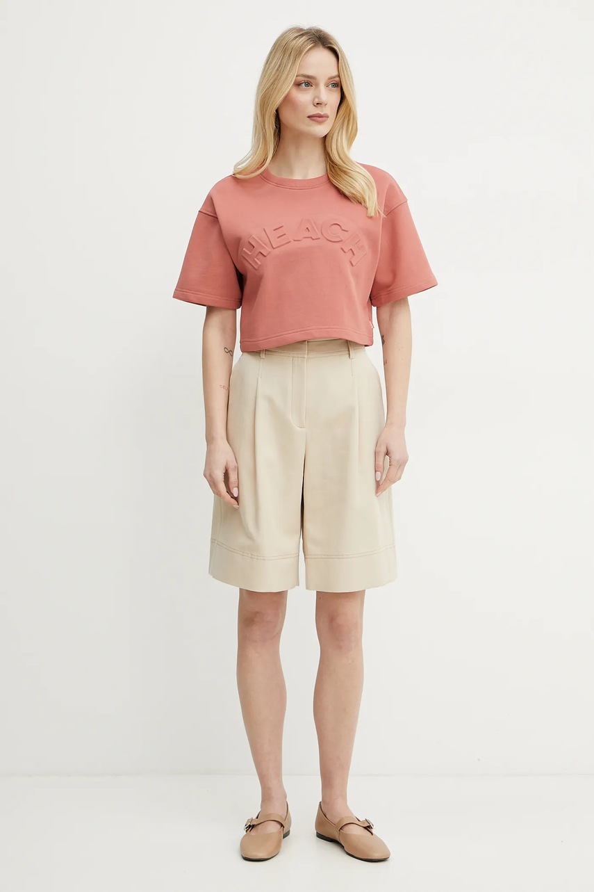 Футболка Silvian Heach BRINGAM женская цвет оранжевый GPP25118FE Футболка Silvian Heach BRINGAM женская цвет оранжевый GPP25118FE