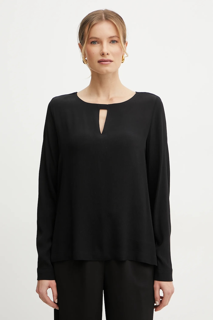 Silvian Heach bluza URTIM femei, culoarea negru, neted, GPP25427BL