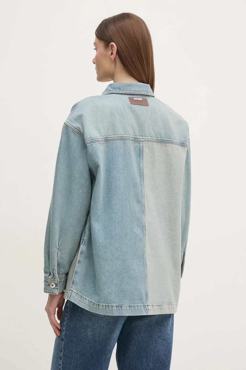 Τζιν πουκάμισο Mos Mosh χρώμα: μπλε, 168960 φωτογραφία