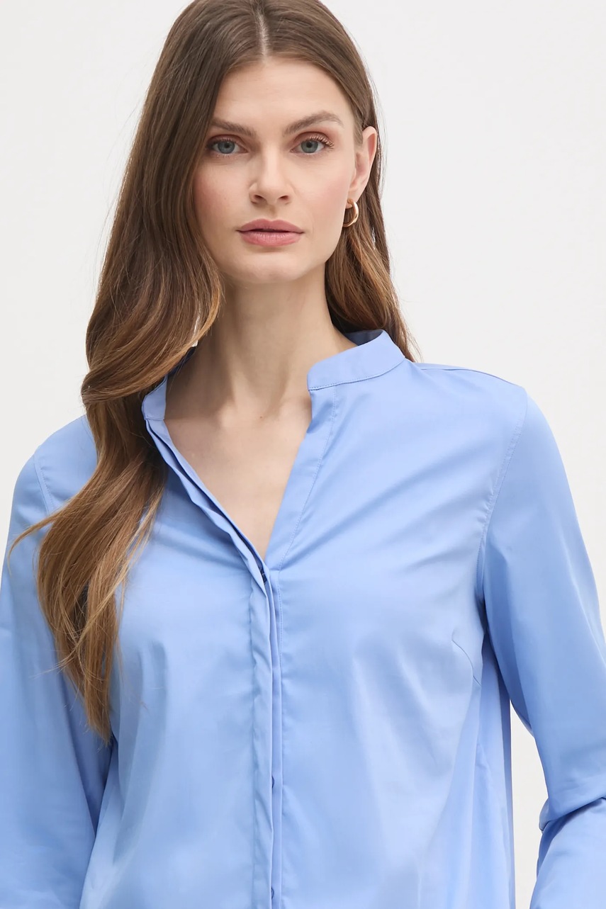 Πουκάμισο Mos Mosh χρώμα: μπλε, 168490 φωτογραφία