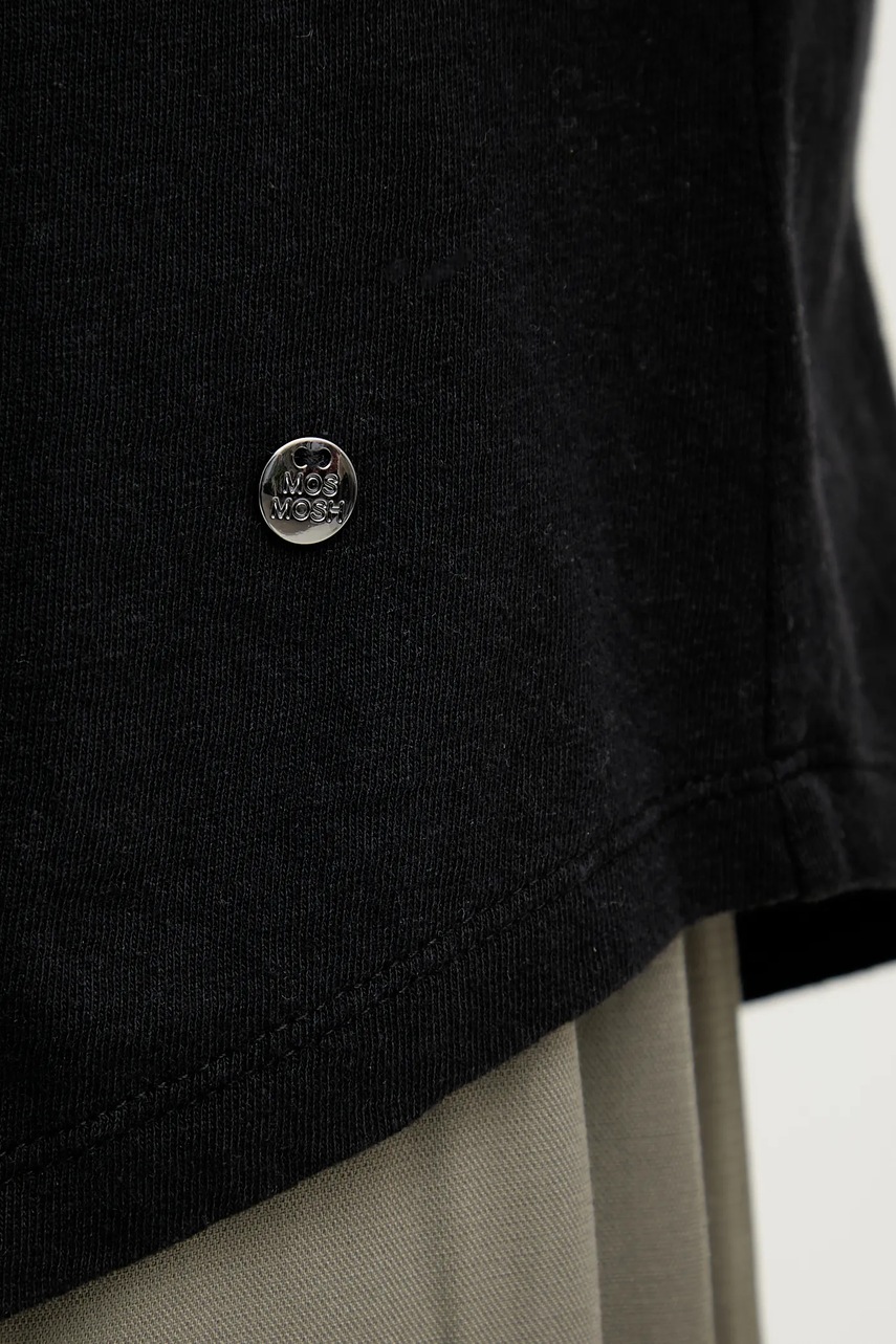 Πουκάμισο Mos Mosh χρώμα: μαύρο, 168620 φωτογραφία