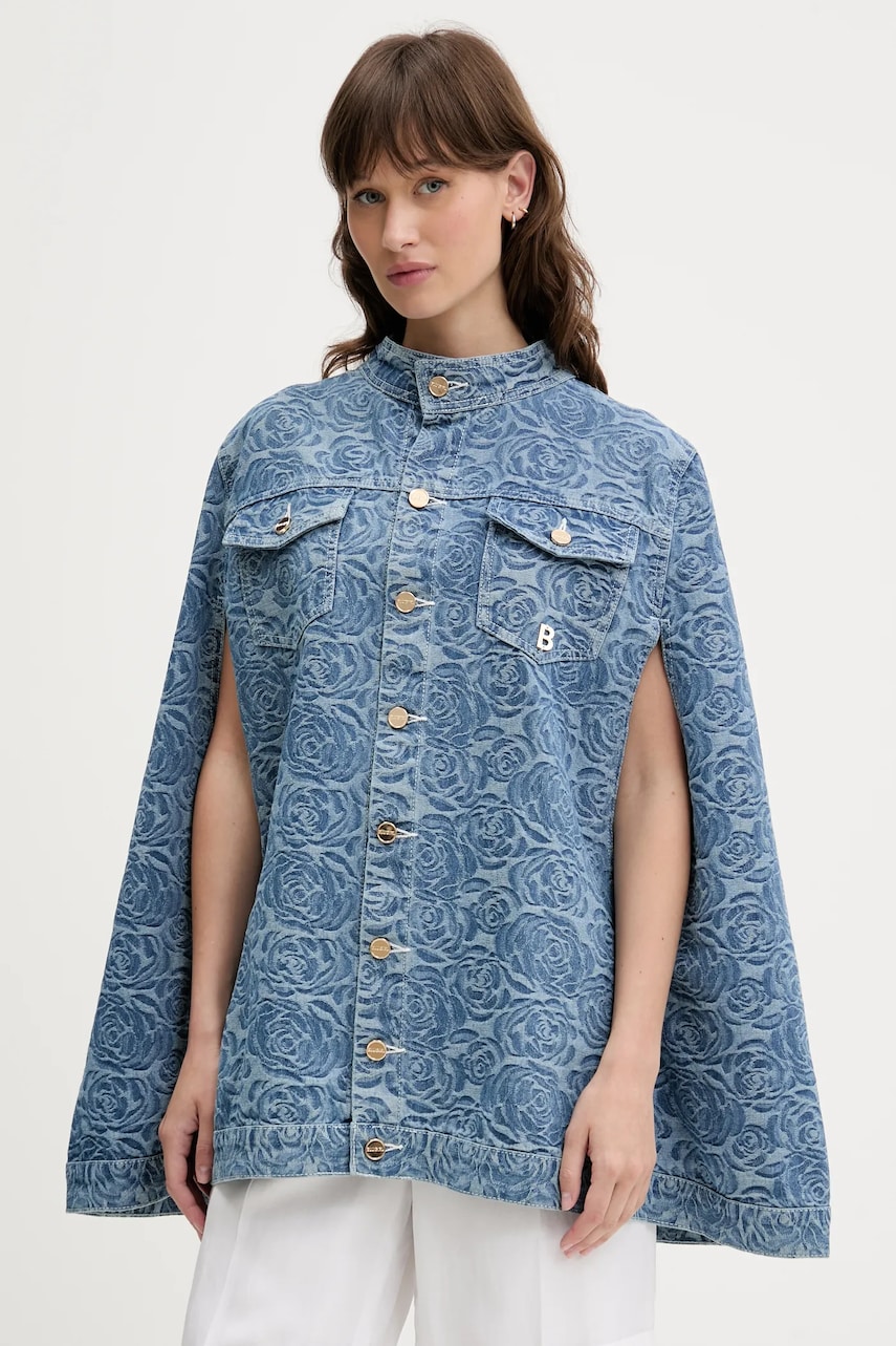 Blugirl Blumarine cămașă cu guler stand-up, relaxed, PA5014.D0001