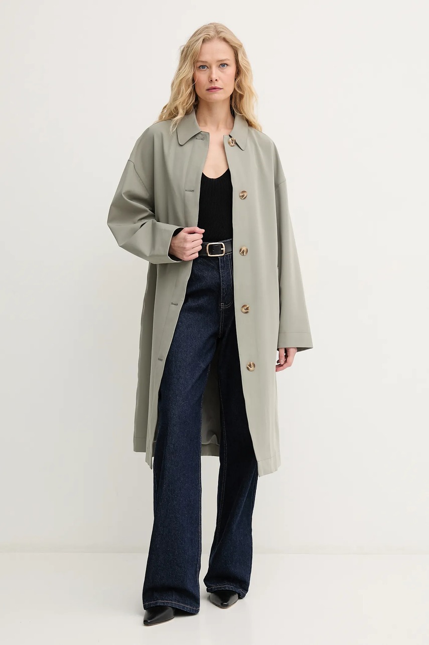 Παλτό Mos Mosh χρώμα: πράσινο, 168420 φωτογραφία