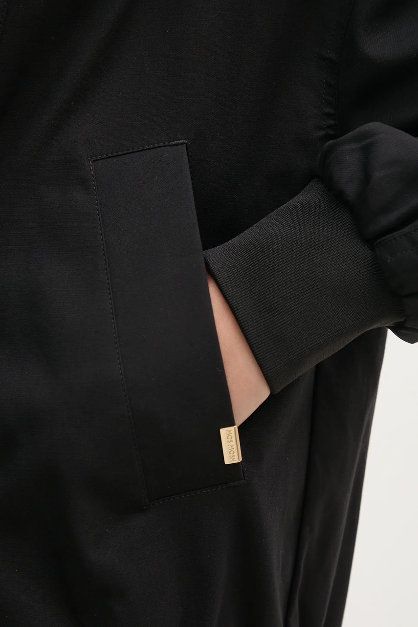 Παλτό Mos Mosh χρώμα: μαύρο, 168030 φωτογραφία