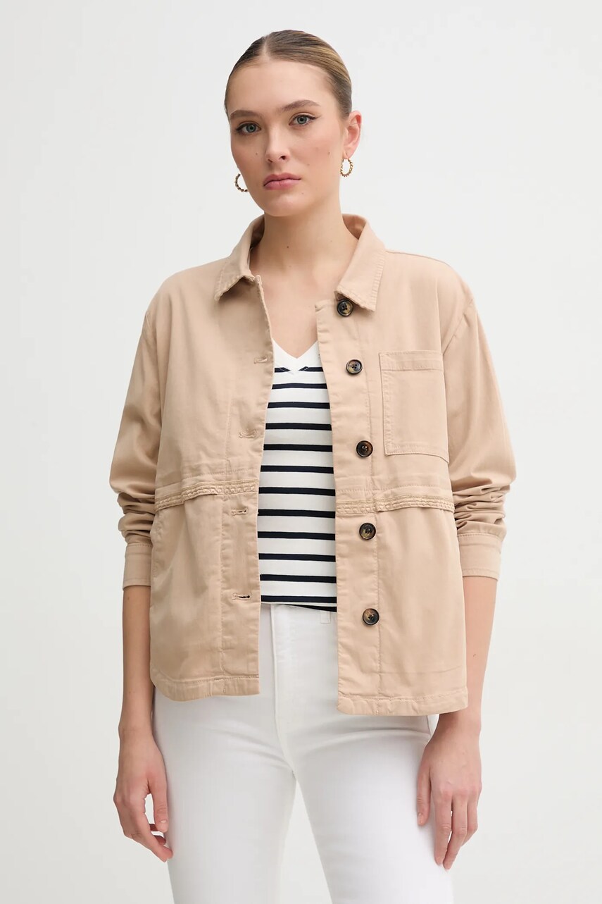 Mos Mosh culoarea bej, de tranzitie, oversize, 170170