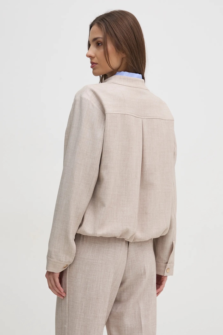 Μπουφάν Mos Mosh χρώμα: μπεζ, 169220 φωτογραφία