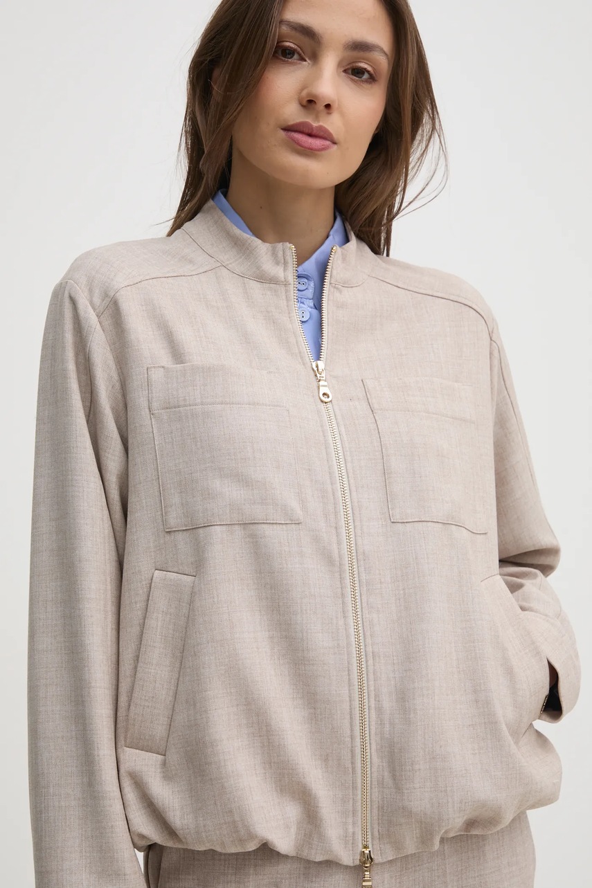 Μπουφάν Mos Mosh χρώμα: μπεζ, 169220 φωτογραφία