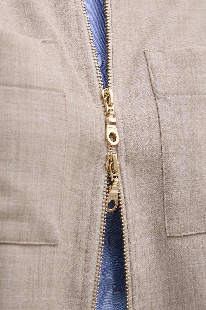 Μπουφάν Mos Mosh χρώμα: μπεζ, 169220 φωτογραφία