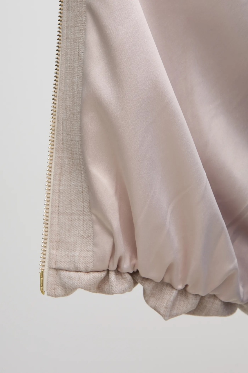 Μπουφάν Mos Mosh χρώμα: μπεζ, 169220 φωτογραφία