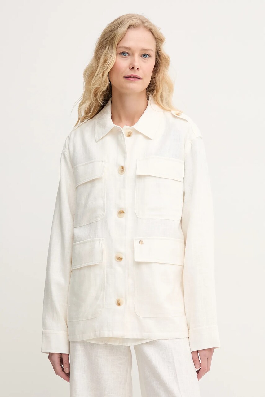 Mos Mosh geacă culoarea bej, de tranzitie, 169530