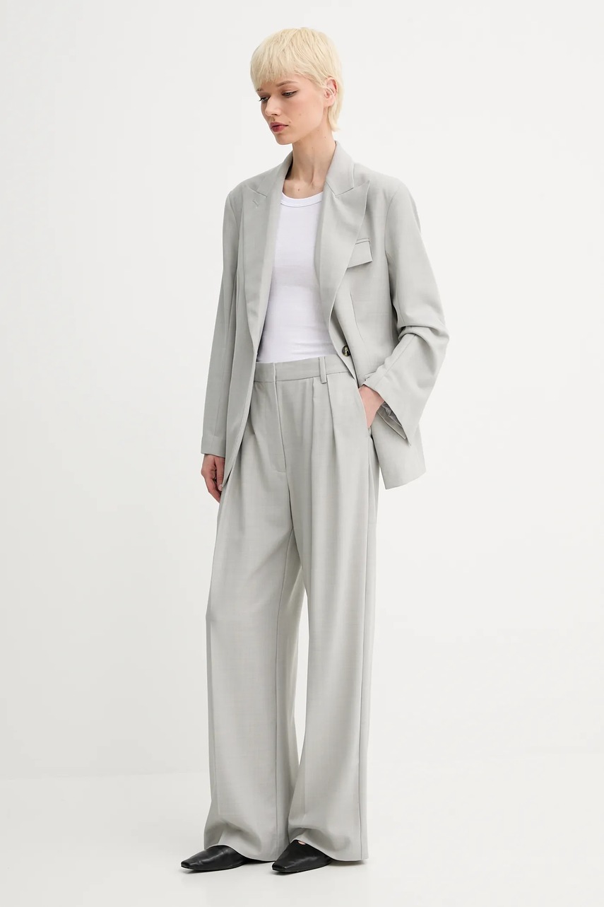 Шерстяной пиджак Day Birger et Mikkelsen Armand цвет серый однобортный однотонный DAY65243648