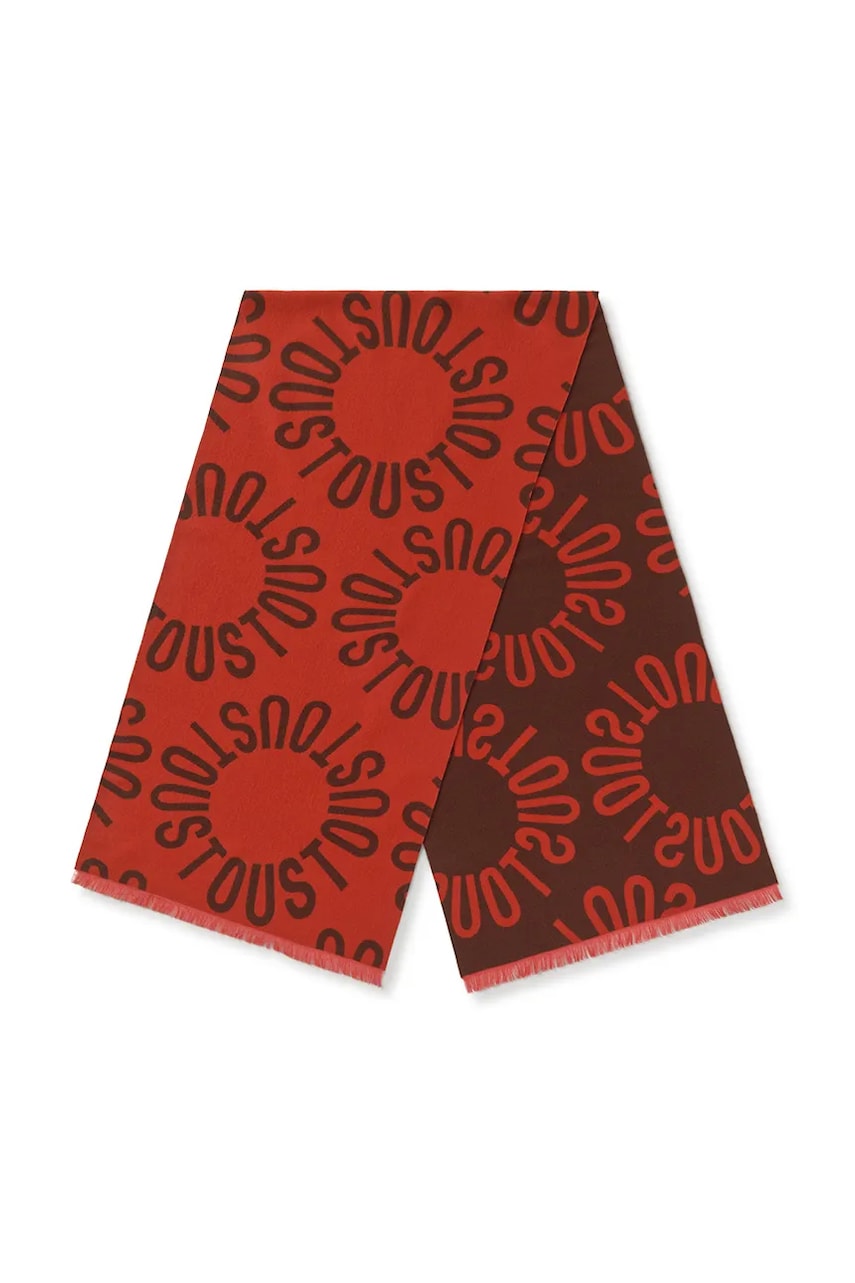 Tous esarfa din amestec de lana TEXTIL culoarea portocaliu, modelator, 2002203209 Tous esarfa din amestec de lana TEXTIL culoarea portocaliu, modelator, 2002203209