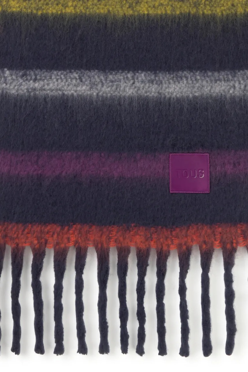 Шарф Tous TEXTIL женский цвет синий узорный 2002138334 Шарф Tous TEXTIL женский цвет синий узорный 2002138334