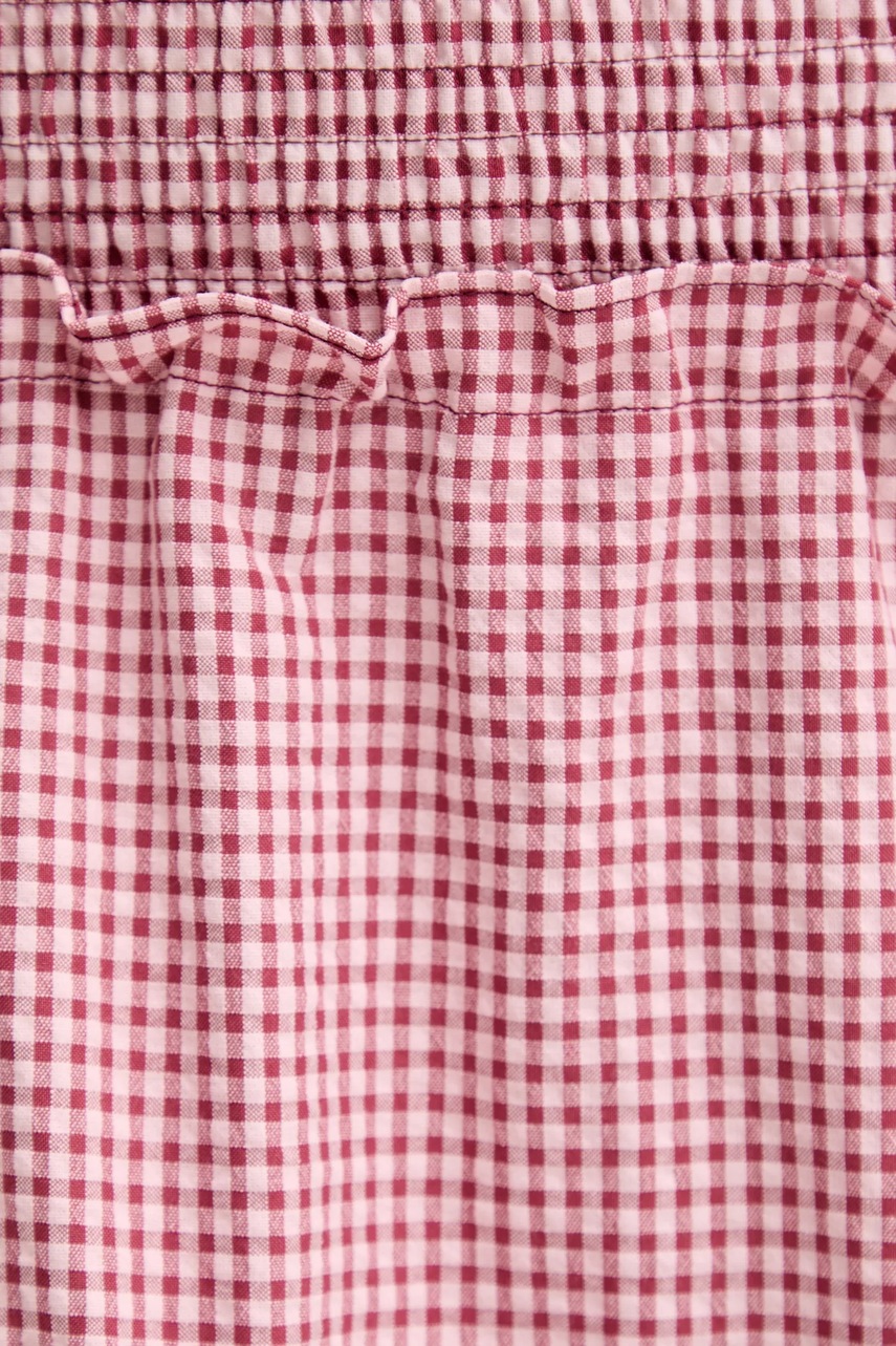 Βαμβακερή φούστα Alohas Atenea χρώμα: ροζ, R100937 φωτογραφία