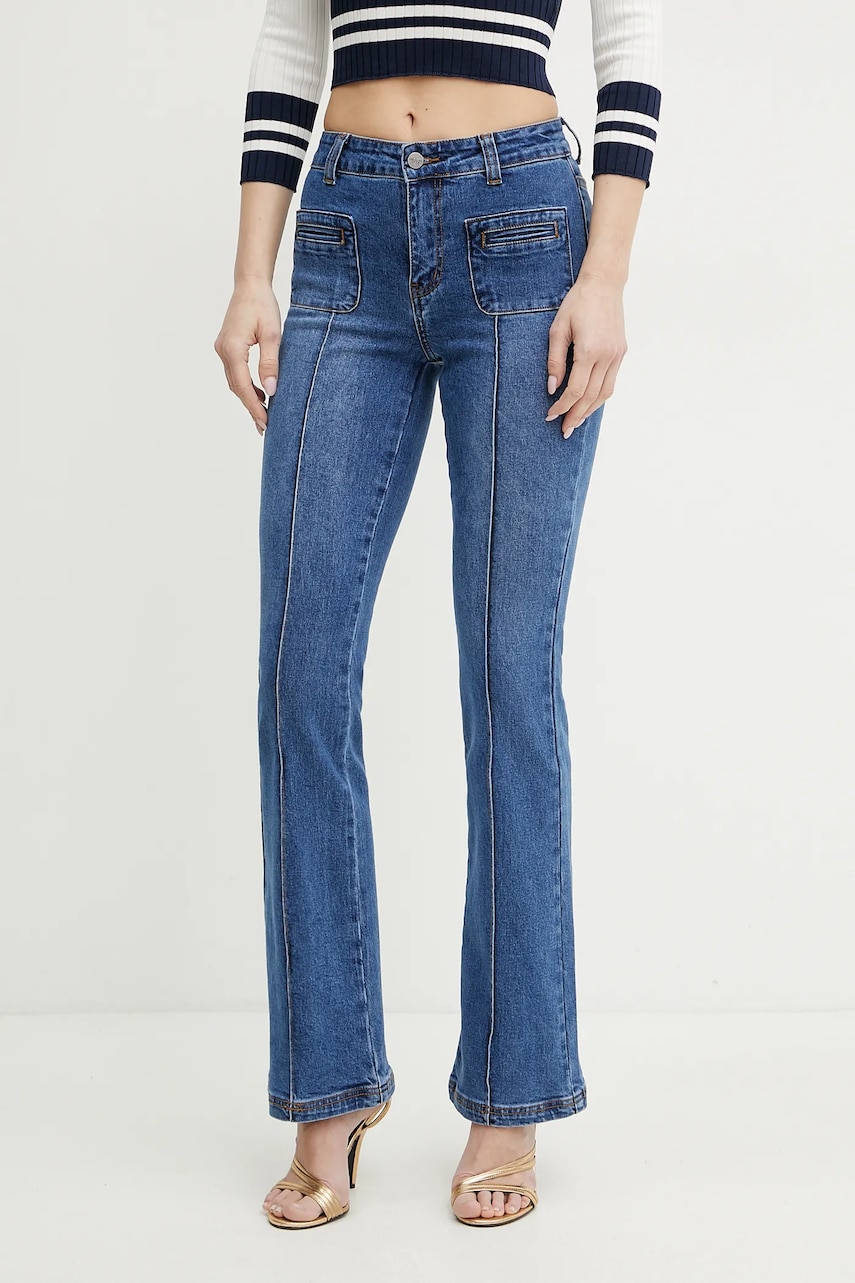 Silvian Heach jeansi DOMIN femei medium waist, GPP25275JE