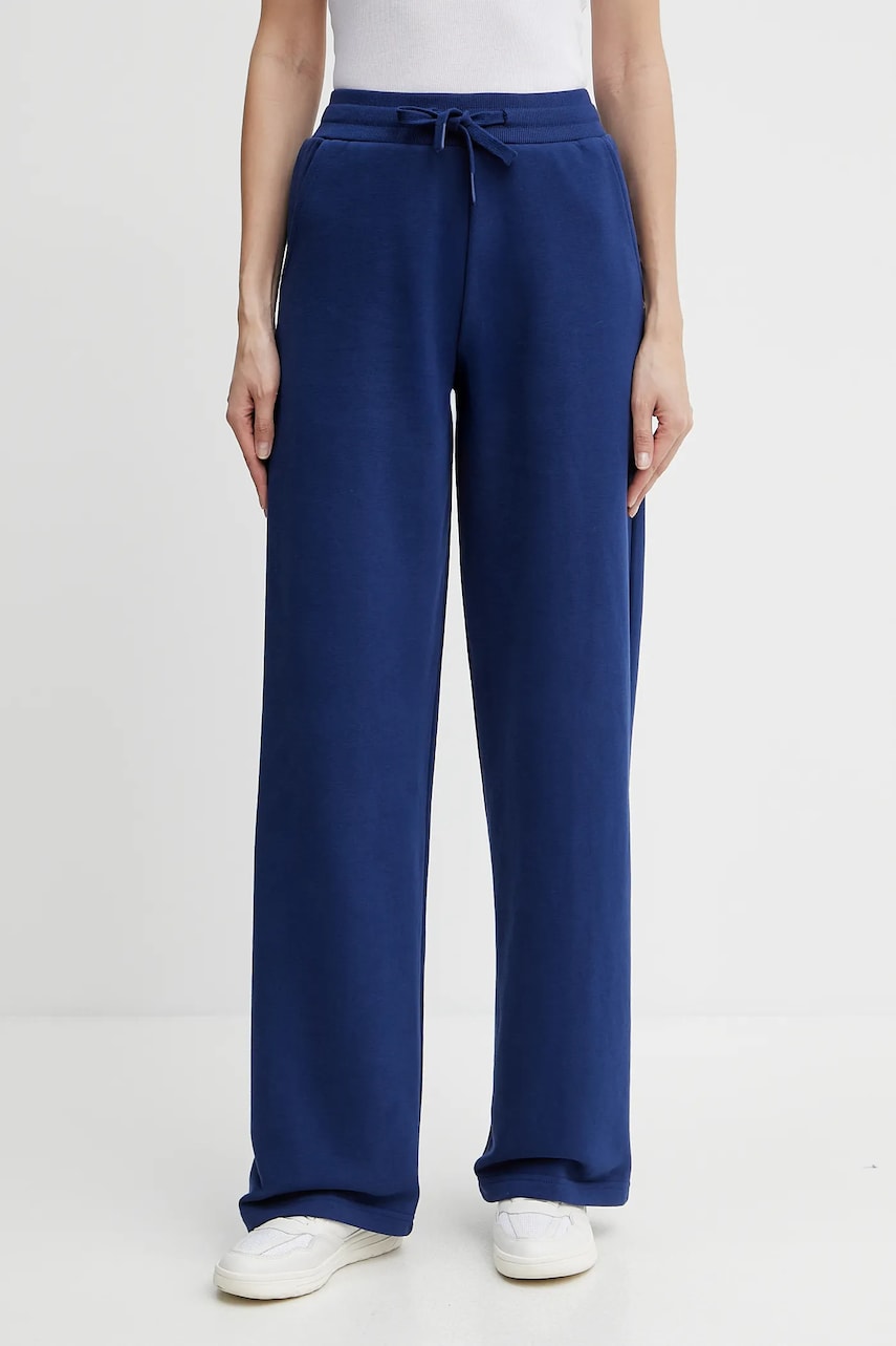 Silvian Heach pantaloni de trening FRANKE culoarea bleumain, neted, GPP25116PA