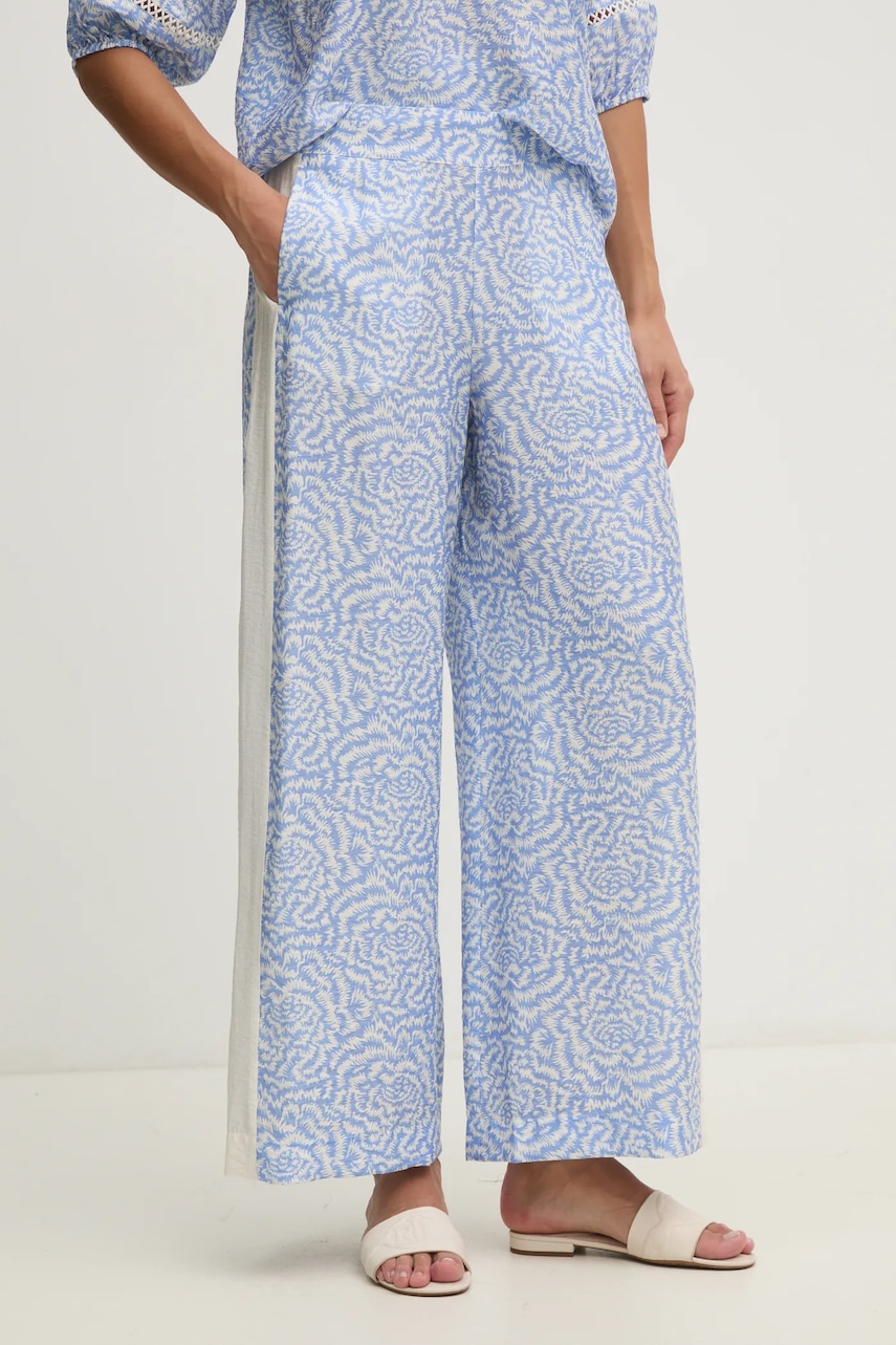 Mos Mosh pantaloni femei, lat, high waist, 169860