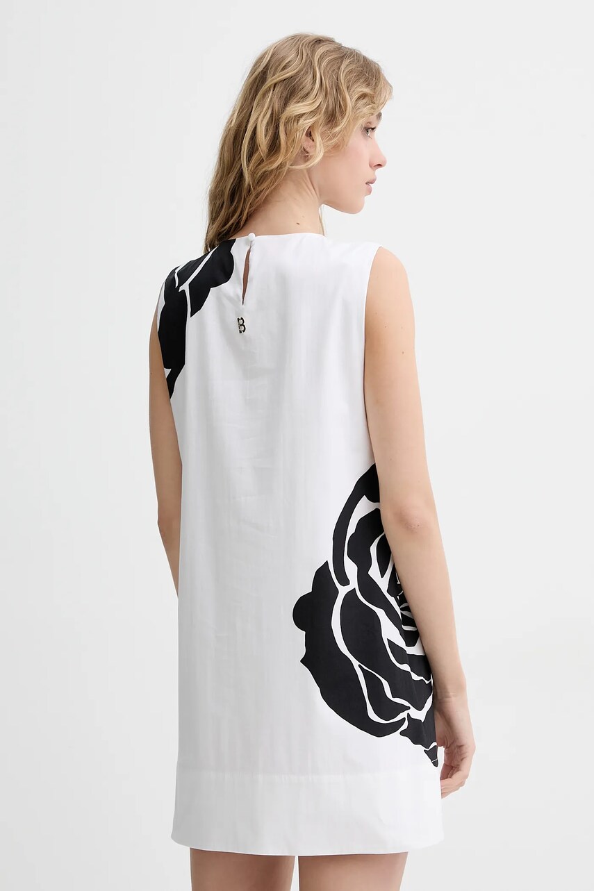 Сукня Blugirl Blumarine колір білий mini розкльошена RA5040.T2993