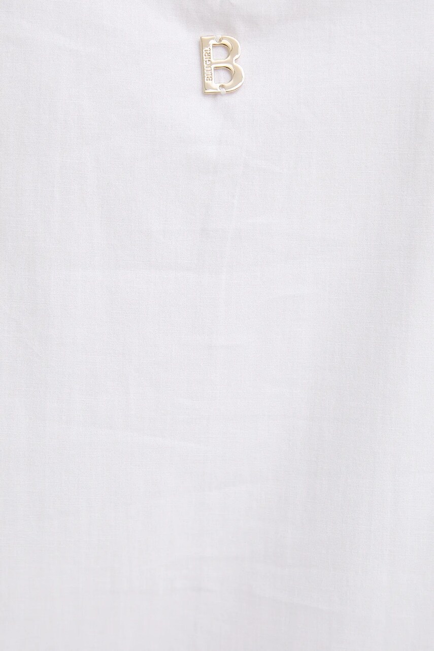 Сукня Blugirl Blumarine колір білий mini розкльошена RA5040.T2993