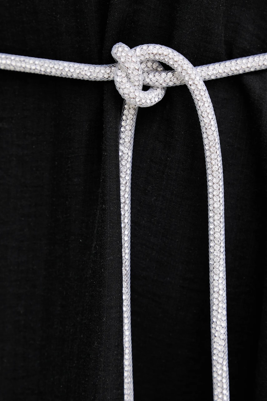 Сукня Blugirl Blumarine колір чорний maxi розкльошена RA5193.T2948